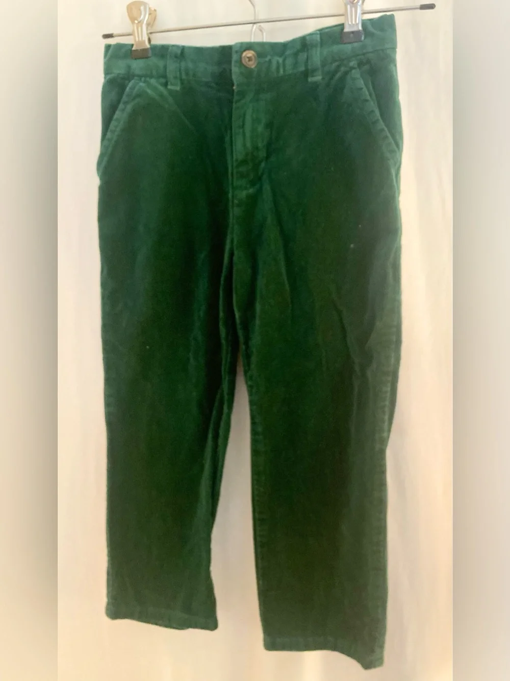 Gymboree Deep Green velvet Pants Size 5T